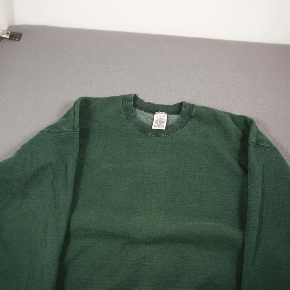 Vintage USA Black Green Munsingwear Super Cotton Crewneck Men Sweatshirt XXL